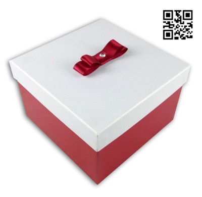 TIE BOX043  Tailor-made tie box  merchandise  bow tie box  make tie box  tie box manufacturer front view